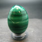 Malachite Egg Carving From Congo - 1.3" - 36.08 Grams