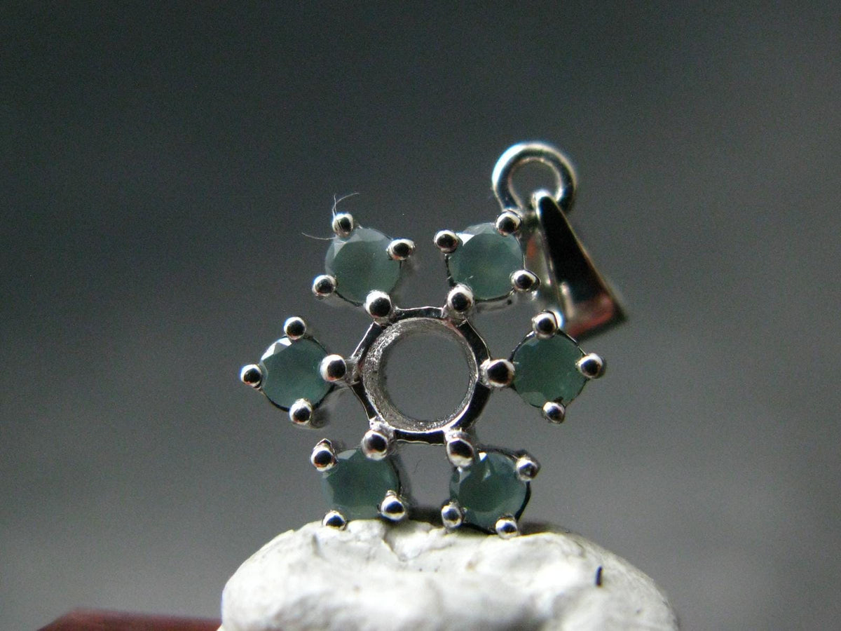 Genuine Alexandrite Gem Silver Pendant From Russia - 0.78 Grams - 0.32 TCW