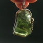 Moldavite Tektite Silver Pendant from Czech Republic - 1.4" - 6.37 Grams