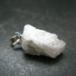 Natrolite Sterling Silver Pendant Necklace From Russia - 0.9" - 1.28 Grams