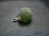 Complete Prehnite Sterling Silver Pendant from Mali - 0.9" - 5.0 Grams