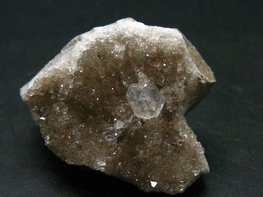 Fine Herkimer Diamond Quartz Cluster On MatrixFrom New York - 1.4" - 27.46 Grams