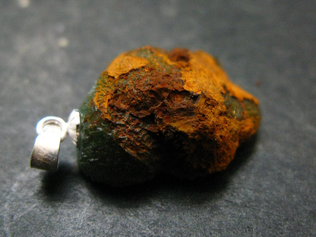Rare Wavellite Cluster Silver Pendant From Arkansas, USA - 1.0" - 2.62 Grams