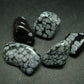 Lot of 5 tumbled Snowflake Obsidian (variety of Obsidian) from USA