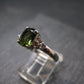 Moldavite Sterling Silver Ring From Czech Republic - Size 7.75 - 2.84 Grams