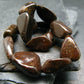 Meteorite Chondrite Genuine Bracelet ~ 7 Inches ~ 15mm Tumbled Beads