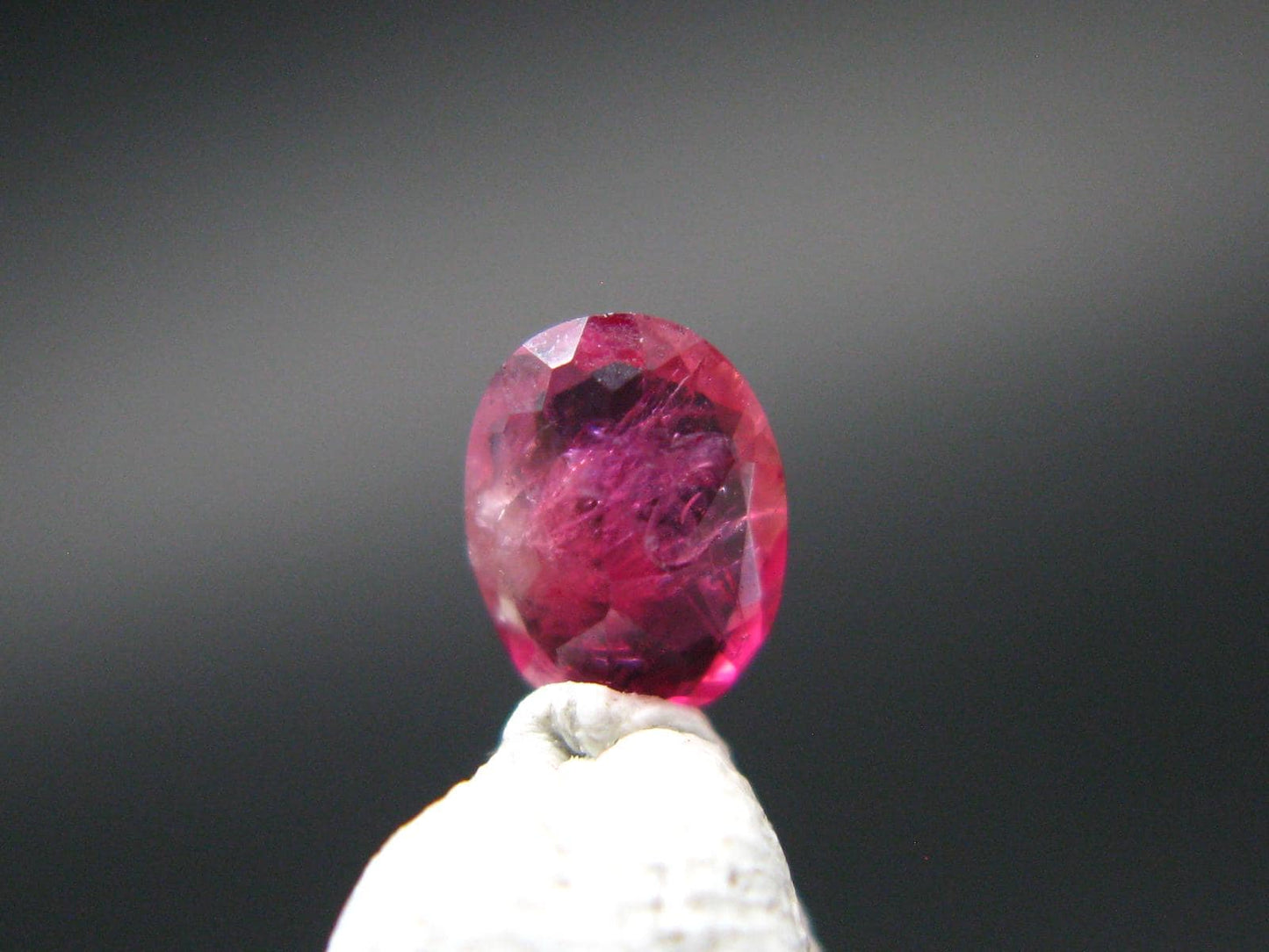Beautiful Rare Gem Bixbite Red Beryl Emerald Cut Stone From Utah USA - 0.22 Carats - 4.8x3.3 mm
