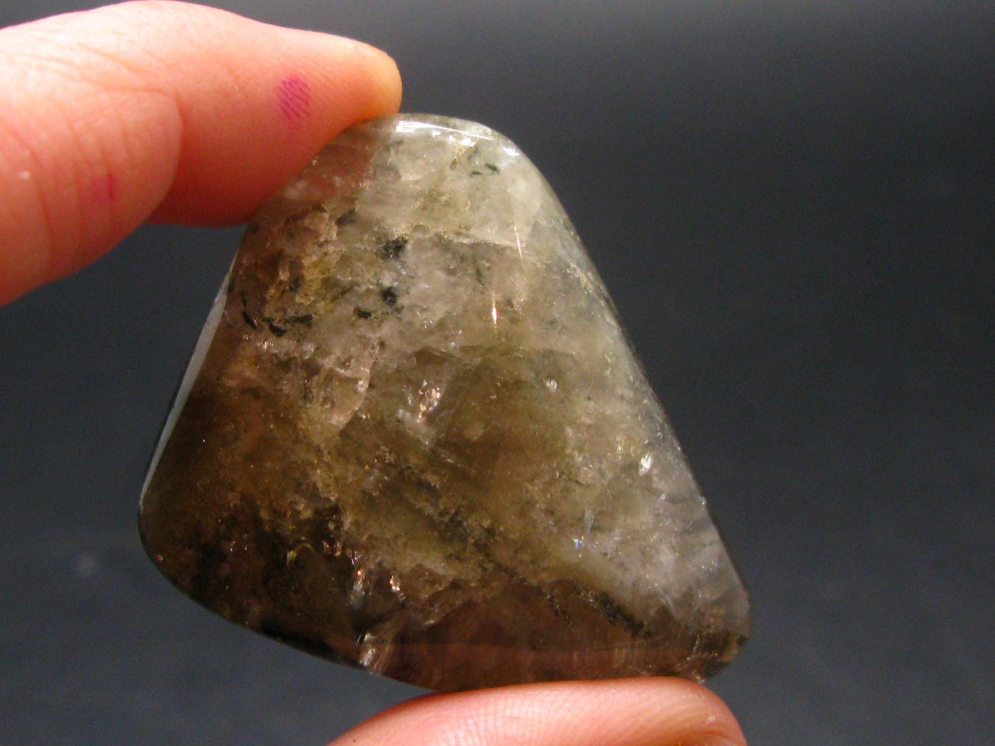 Genuine Phenakite Phenacite Tumbled Crystal from Russia - 190.55 Carats - 1.5"