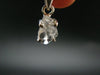 Fine Natural Herkimer Diamond Silver Pendant From New York - 0.8" - 1.68 Grams