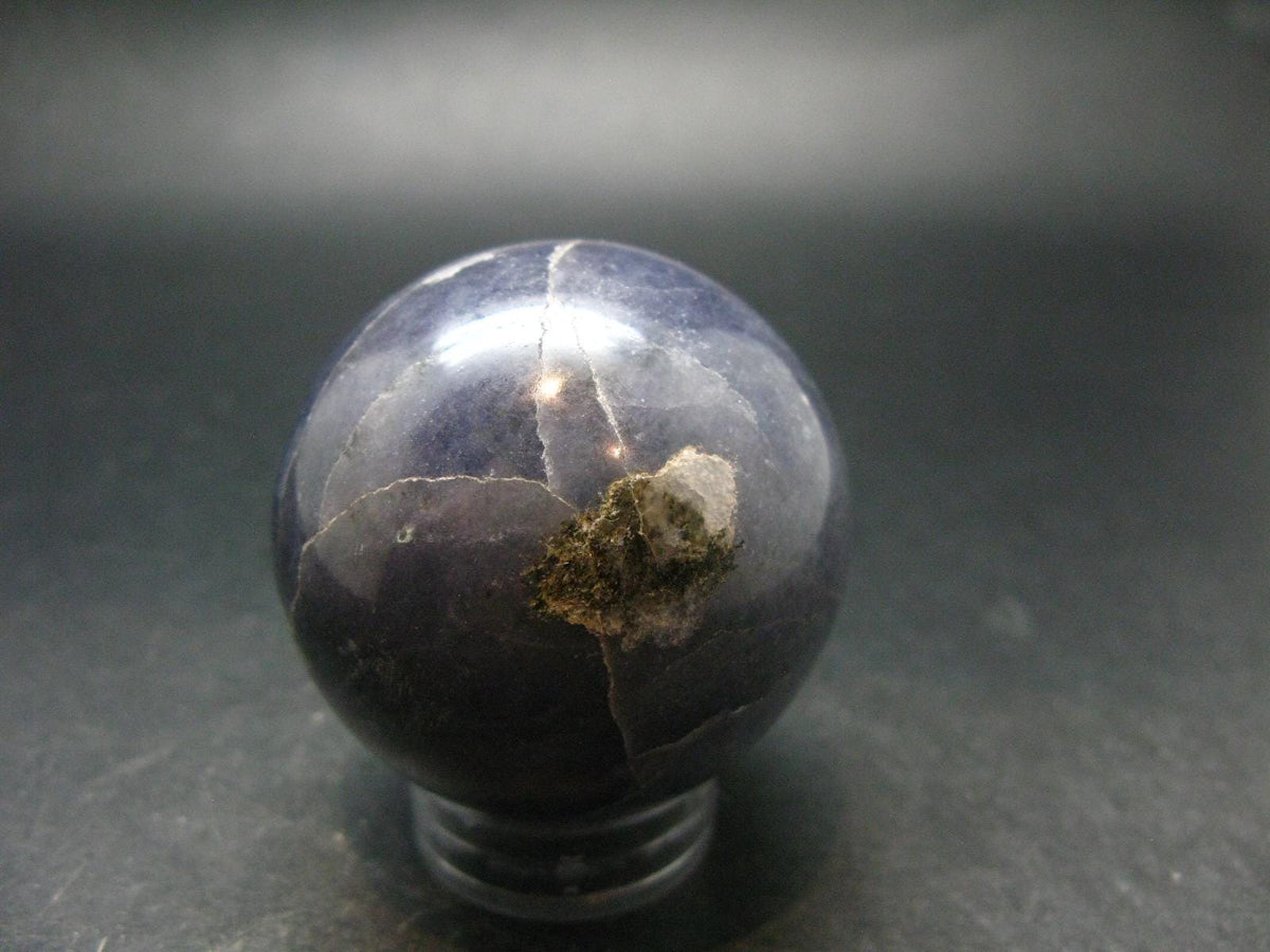 Rare Iolite Cordierite Sphere from Tanzania - 205 Grams - 2.1"