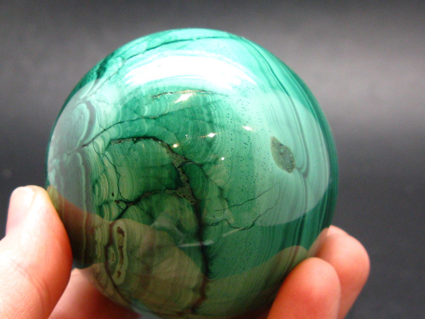 Malachite Shpere - 2.3" - 447.48 Grams