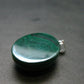 Queen of Green!! Genuine Vivid Vibrant Green Malachite Sterling Silver Pendant - 1.1" - 7.94 Grams