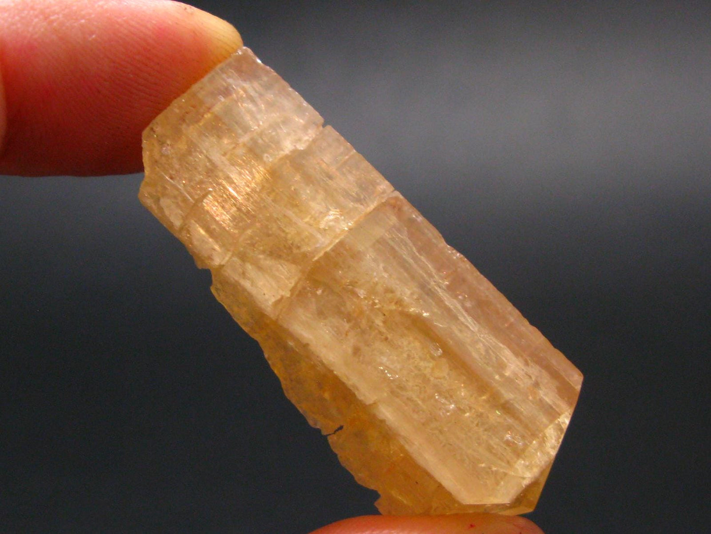 Imperial Topaz Crystal From Brazil - 1.5" - 10.94 Grams