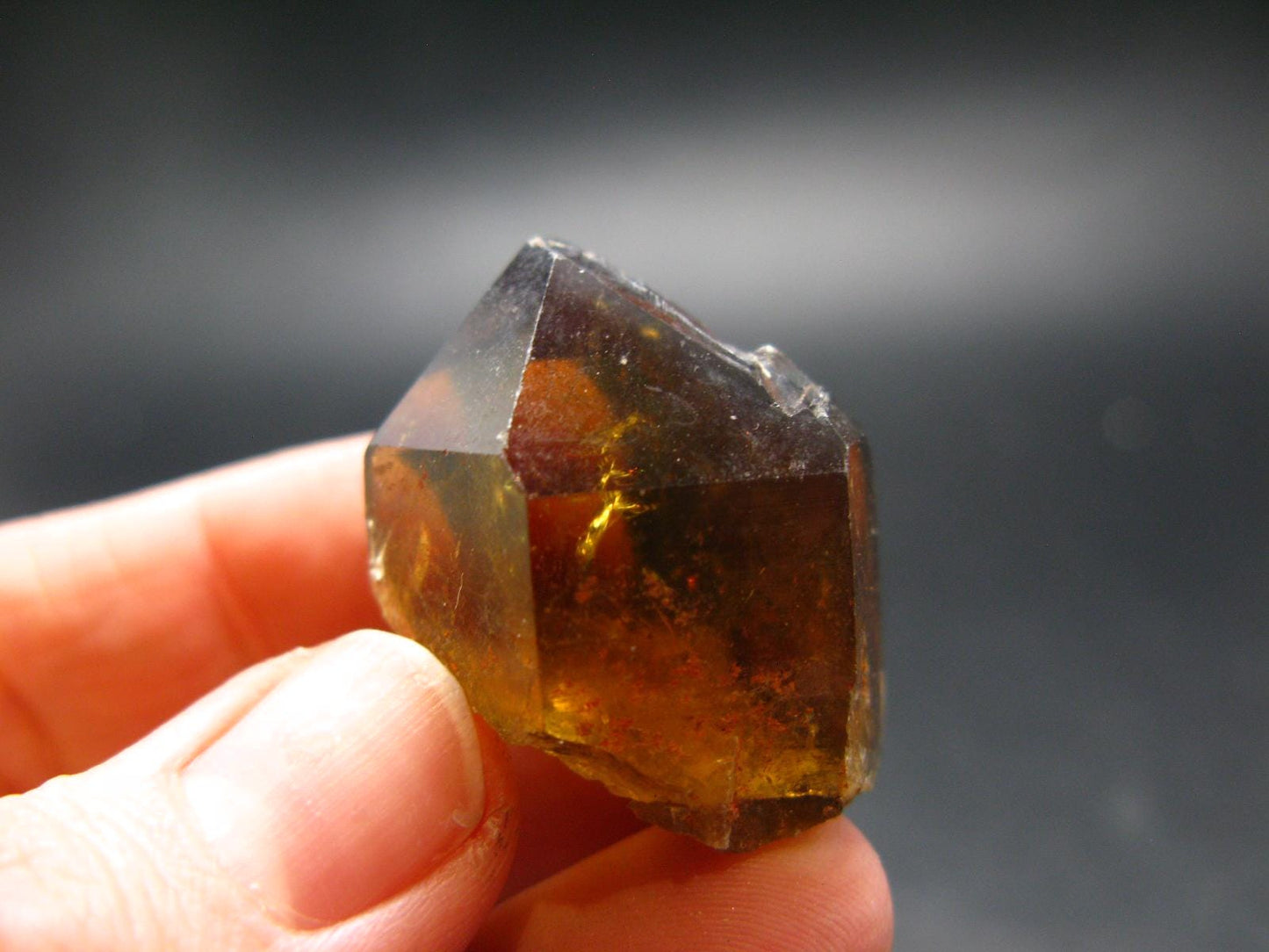 Stunning Natural Unheated Citrine Crystal from Zambia - 15.89 Grams - 1.1"
