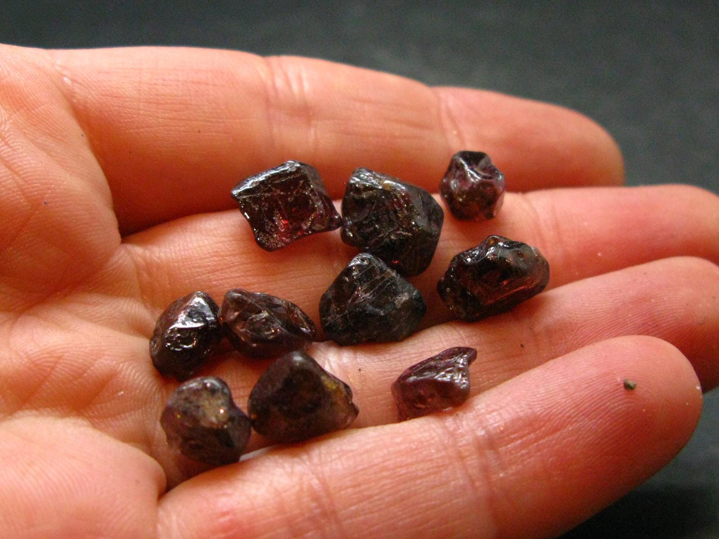 Lot of 10 Zircon Crystals From Tanzania - 10.16 Grams