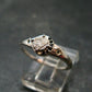 Muonionalusta Meteorite Sterling Silver Ring from Sweden - 2.07 Grams - Size 7