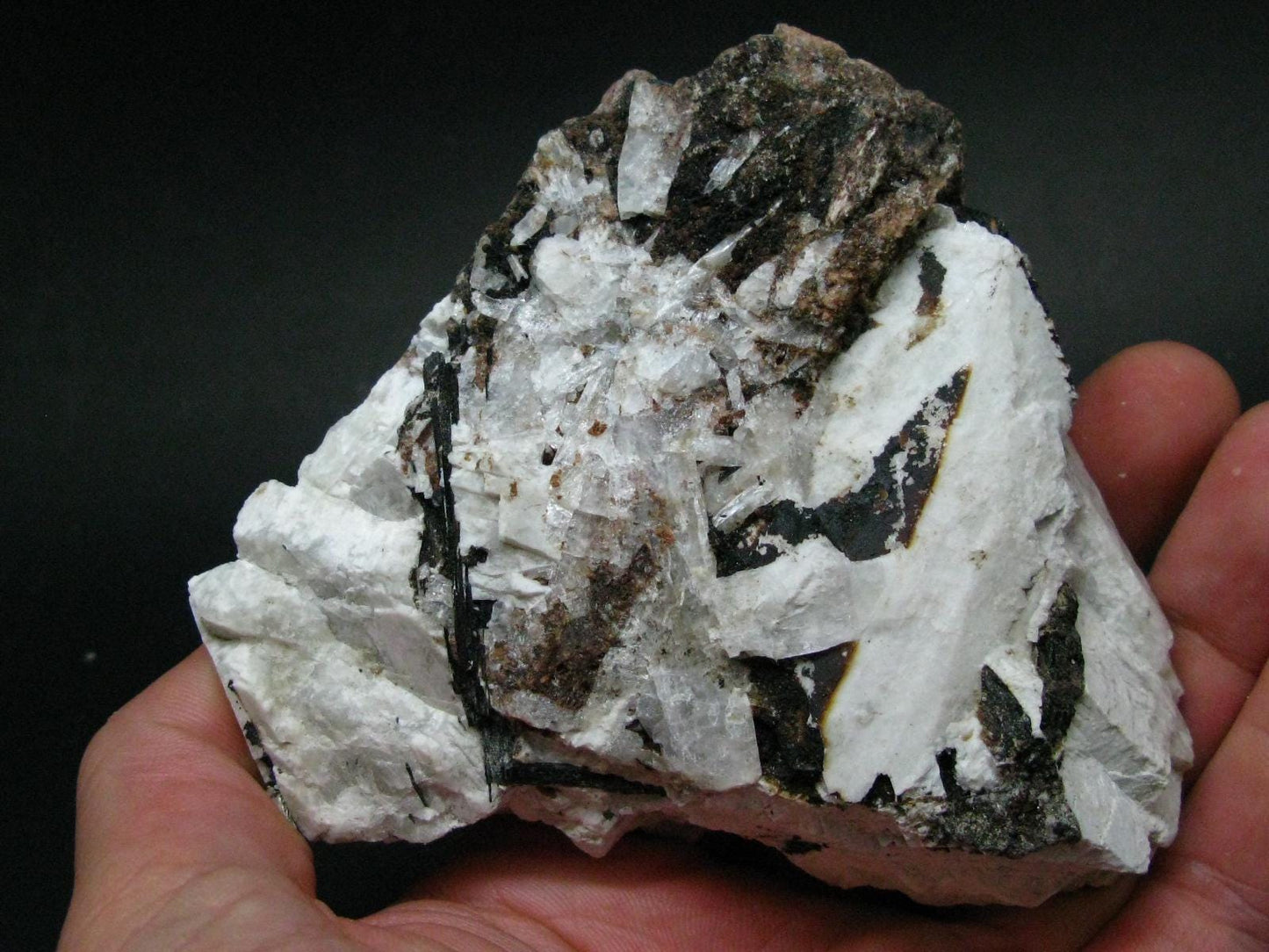 Large Natrolite Serandite And Aegirine Crystal from Canada - 4.3" - 308.38 Grams
