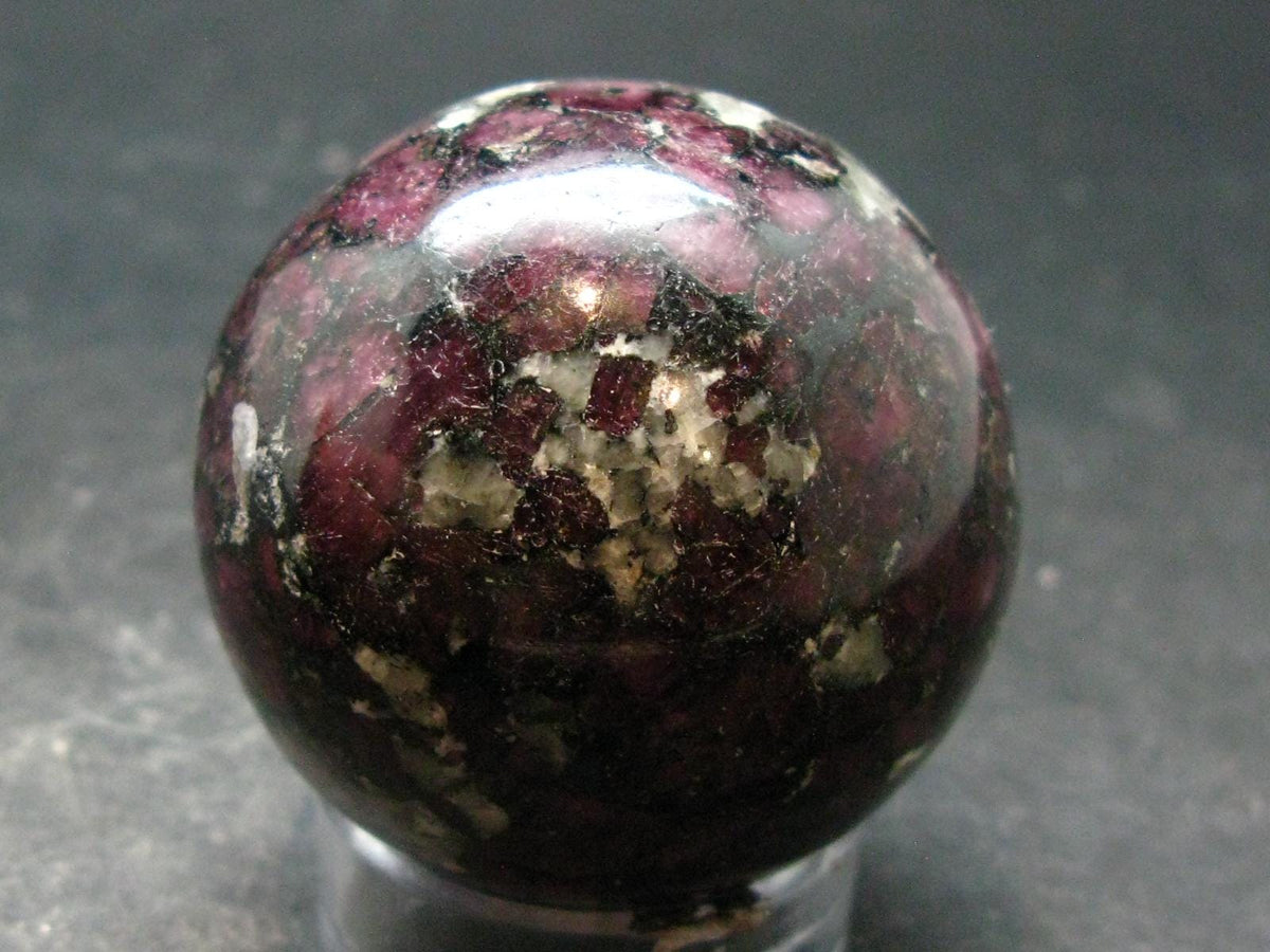 Rare Eudialyte Sphere Ball From Russia - 1.8" - 133.37 Grams