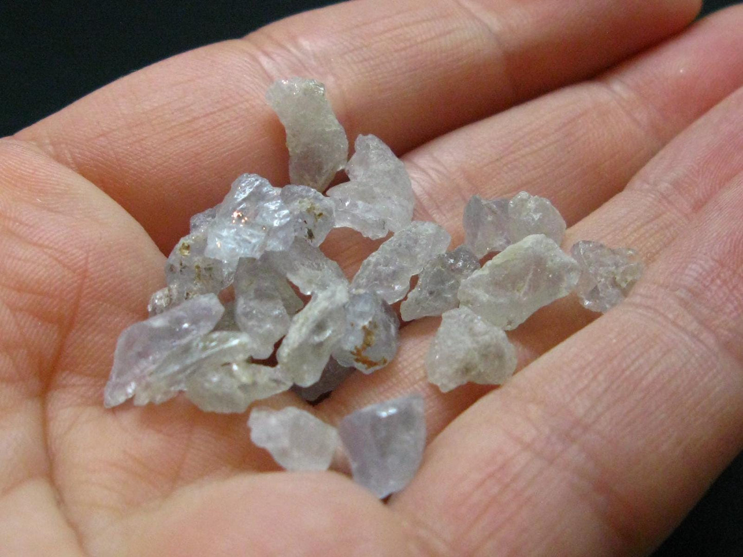 Lot of 25 Gray Herderite Crystals from Africa - 25.65 Carats