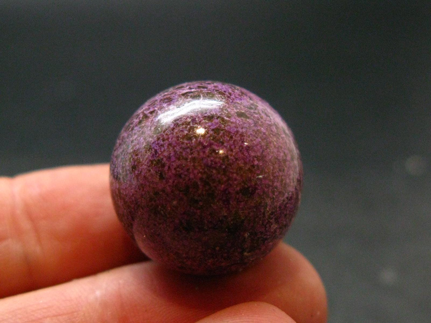Rare Purple Stichtite Ball Sphere From Russia - 0.7" - 9.56 Grams