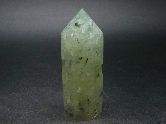 Unusual Green Prehnite Prenite Obelisk from Australia - 2.9"