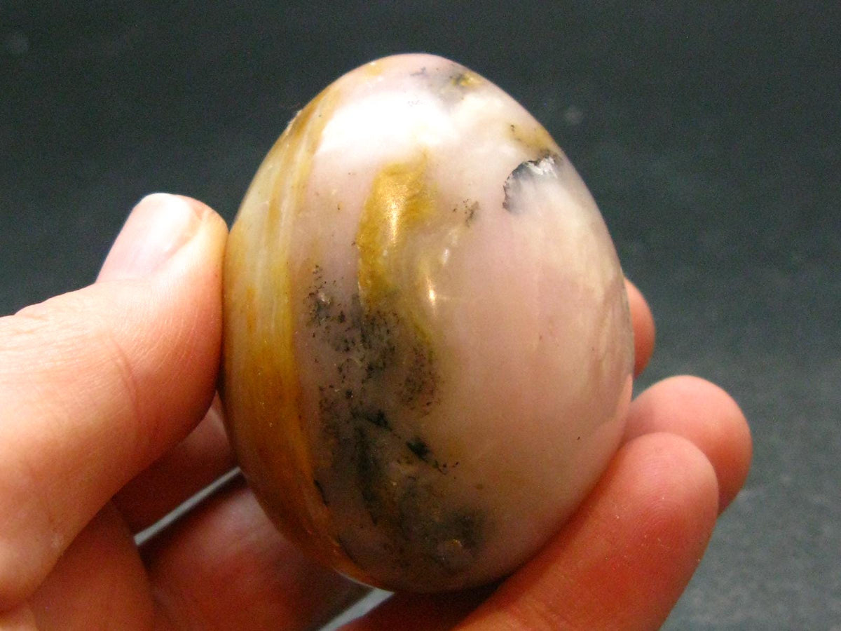 Rare Pink Opal Egg from Peru - 79.0 Grams, 2.0"