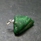 Extremely Rare Natural Maw Sit Sit Crystal Silver Pendant from Myanmar - 1.0" - 4.72 Grams