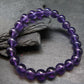 AAA Grade Amethyst Gem Genuine Bracelet ~ 7 Inches ~ 8mm Round Beads