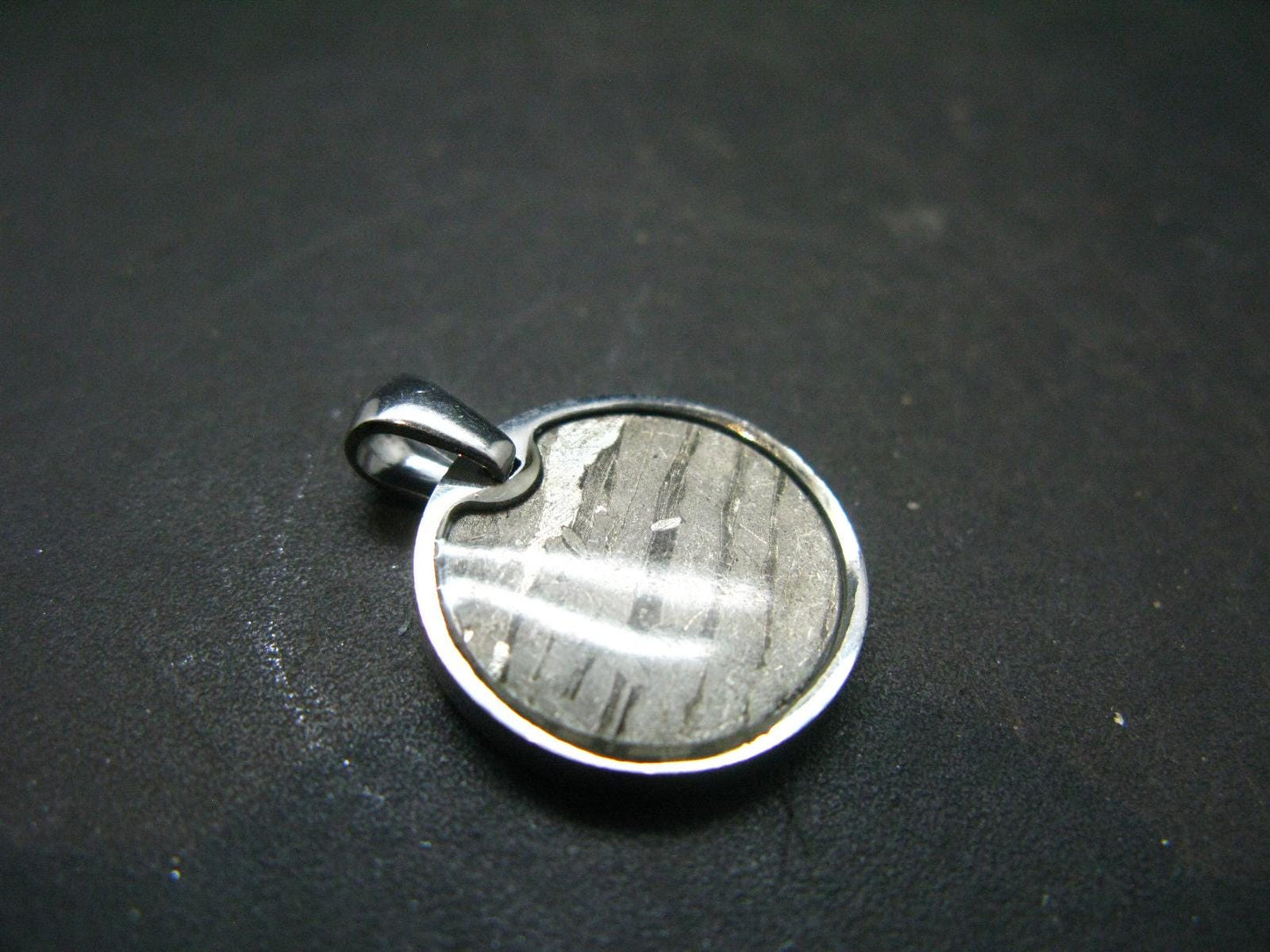 Muonionalusta Meteorite Pendant from Sweden - 2.3"