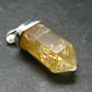 Yellow Citrine Sterling Silver Pendant from Brazil - 1.4" - 7.12 Grams