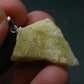 Large Natural Agni Gold Danburite Sterling Silver Pendant from Tanzania - 1.3" - 3.85 Grams