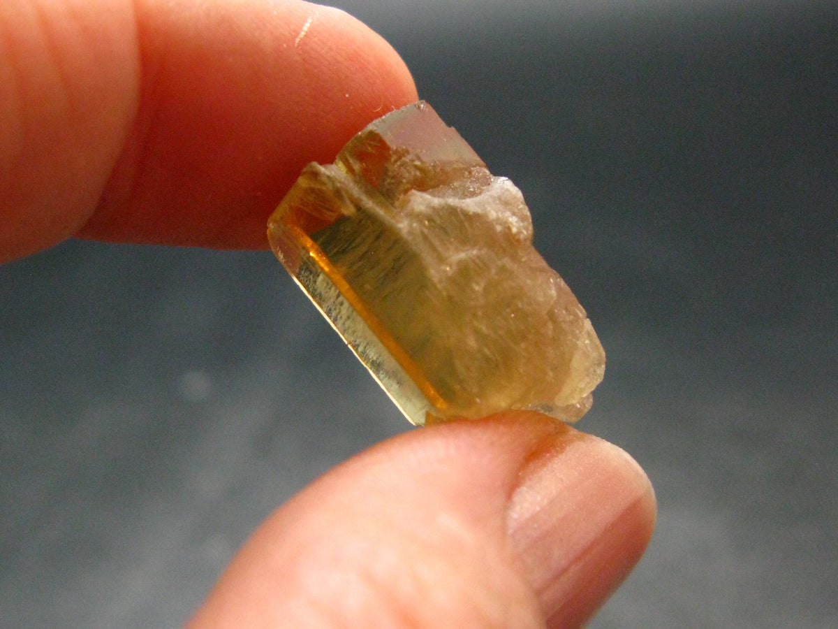 Gem Heliodor Golden Beryl Crystal From Tajikistan - 18.85 Carats - 0.8"