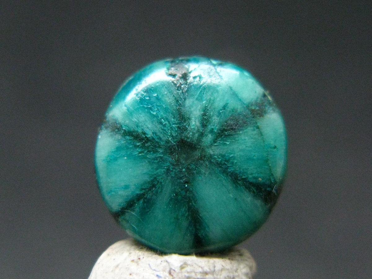 Beautiful Rare Gem Trapiche Emerald From Colombia - 1.85 Carats - 8.5x8.5mm