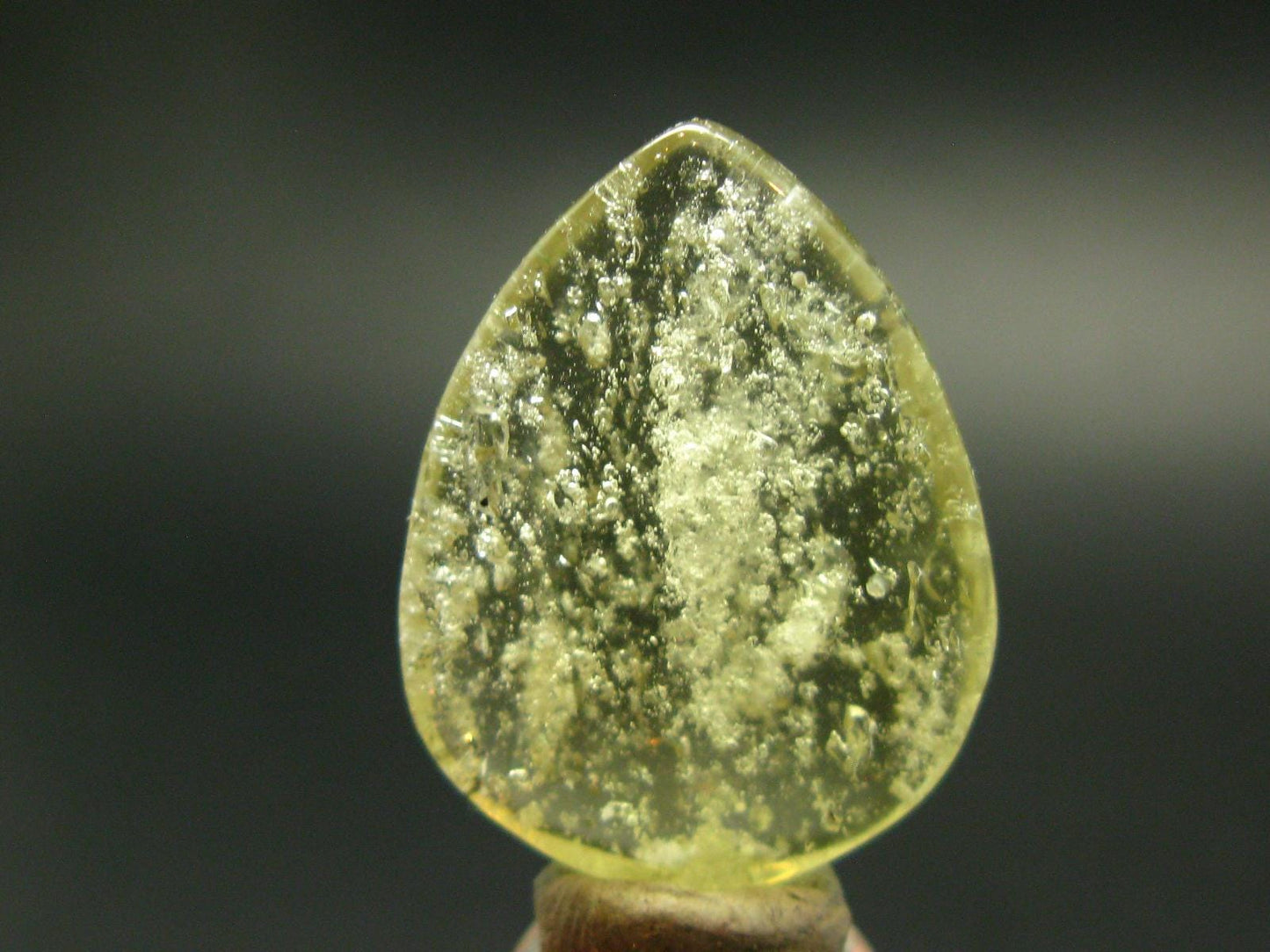 Nice Gem Libyan Tektite Cabochon From Libya - 4.70 Grams