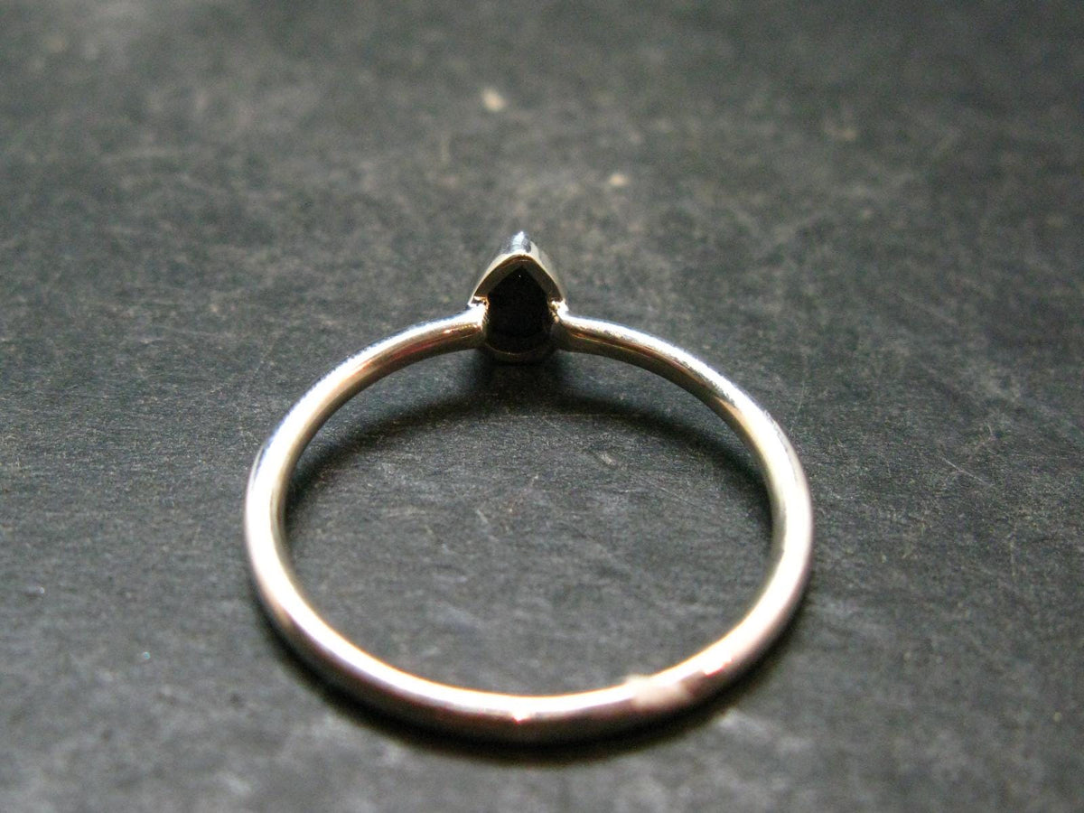 Muonionalusta Meteorite Sterling Silver Ring from Sweden - 1.71 Grams - Size 10