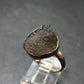 Rare Saffordite Cintamani Pseudotektite Ring from Arizona USA - 4.0 Grams, Size 10