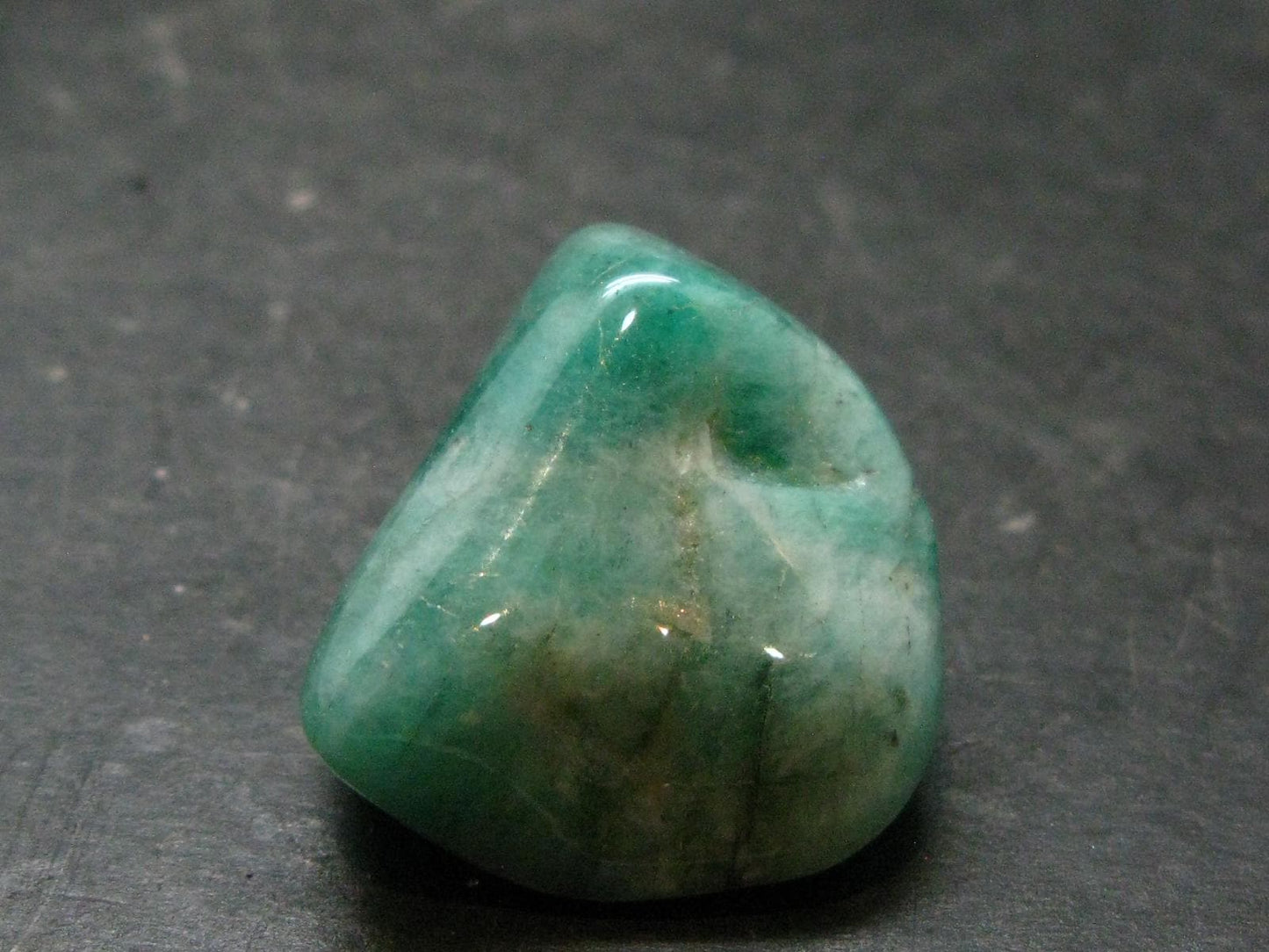 Natural Emerald Tumbled Stone from Brazil - 1.1" - 15.70 Grams