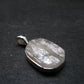 Raw Rare Natrolite Crystal Silver Pendant From Russia - 1.1" - 3.06 Grams