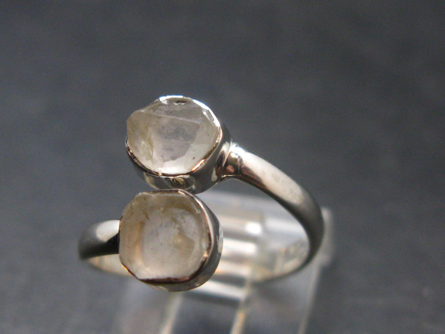 Phenakite Phenacite Sterling Silver Size 7 Ring from Nigeria - 2.18 Grams