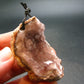 Large Pink Amethyst Pendant From Mexico - 1.7"