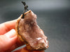 Large Pink Amethyst Pendant From Mexico - 1.7"