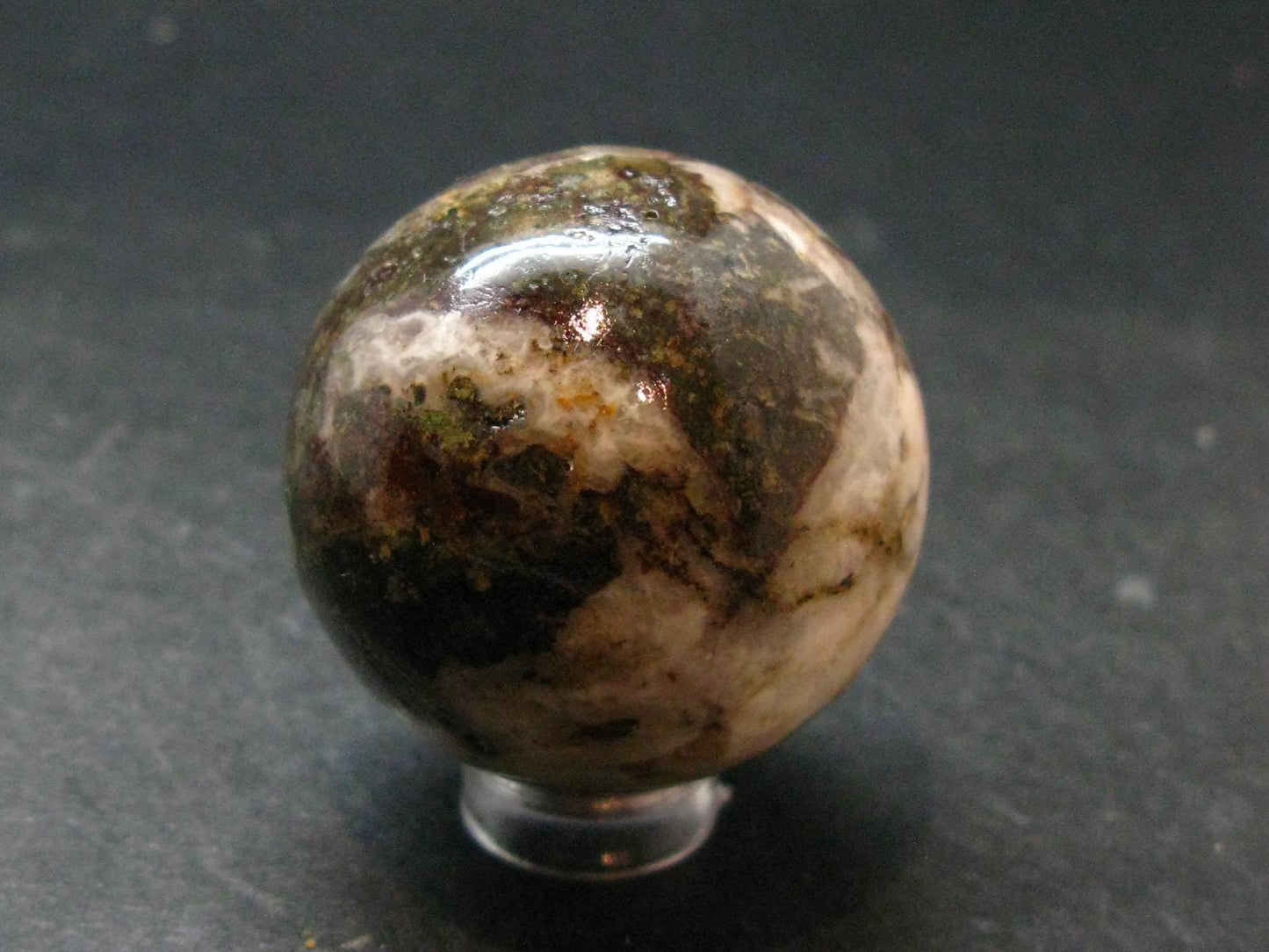 Natrolite Sphere Ball From Indonesia - 1.5" - 52.54 Grams