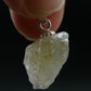 Rare Herderite Crystal Silver Pendant from Brazil - 0.8" - 1.71 Grams