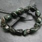 Seraphinite Clinochlore Genuine Bracelet ~ 7 Inches ~ 16mm Tumbled Beads