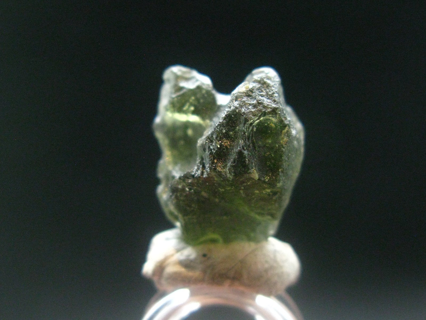 Rare Moldavite Tektite Raw Piece From Czech Republic - 0.6" - 2.62 Grams