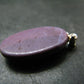 Purple Jade Silver Plated Pendant From Turkey - 1.2" - 3.31 Grams