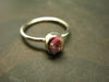 Bixbite Red Emerald Beryl Silver Ring From Utah USA - Size 8 - 1.89 Grams