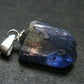 Tanzanite Pendant In Sterling Silver From Tanzania - 0.9" - 1.92 Grams