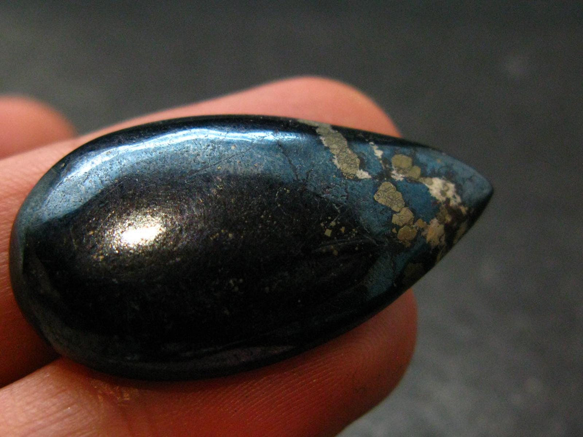 Covelite Covellite Cabochon From Peru - 1.3" - 7.48 Grams