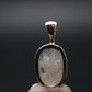 Raw Rare Natrolite Crystal Silver Pendant From Russia - 0.7" - 1.21 Grams